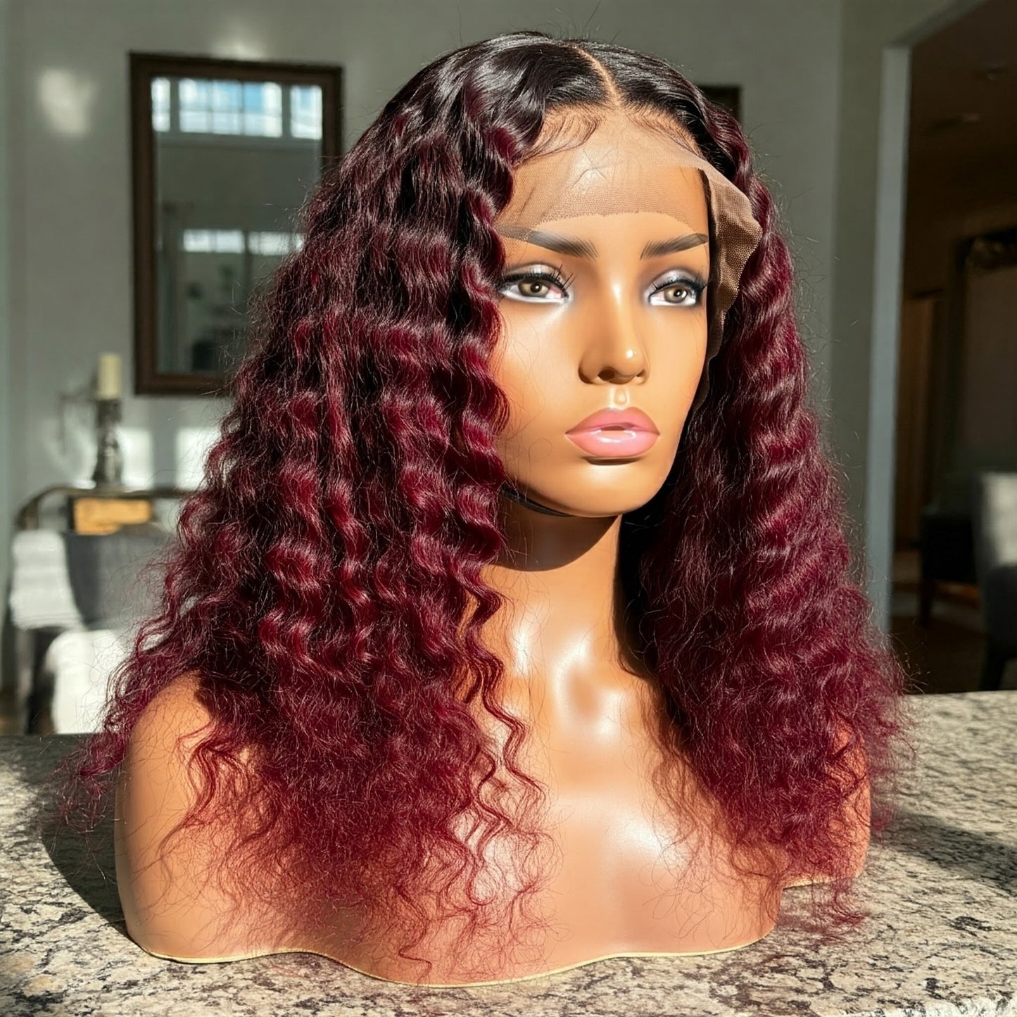 "Evelyn - Sleek Straight Lace Front Wig with 200% Density"