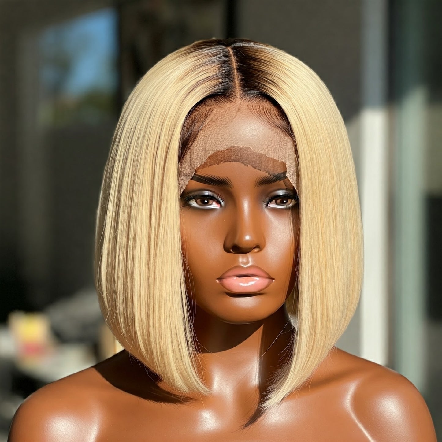 "Bianca - Highlighted Straight Lace Front Wig