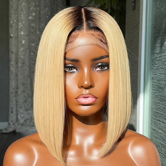 "Bianca - Highlighted Straight Lace Front Wig