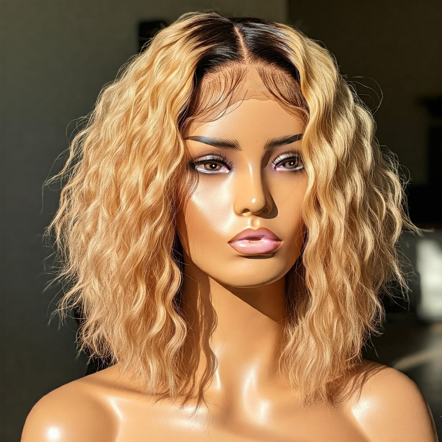 "Aurora - Luxurious Rainbow Highlight Body Wave Lace Front Wig